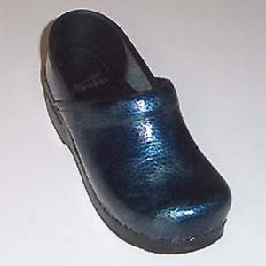 DANSKO Professional sky blue patent clog 36 shoes
